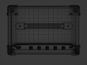 Guitar amplifier 3D Model