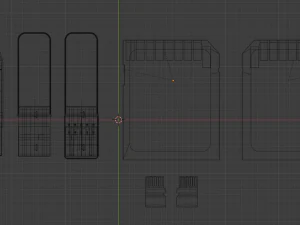 Flash cards pack 3D Model