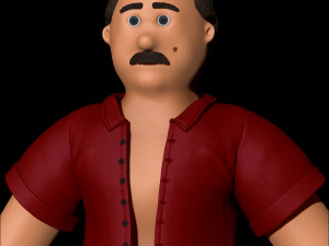 the old man 3Dモデル
