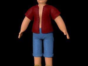 the old man 3D Model
