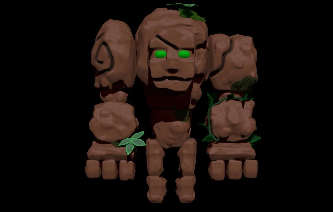 earth golem 3D Model .c4d .max .obj .3ds .fbx .stl .blend