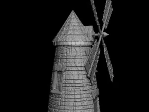 windmill 3D Model