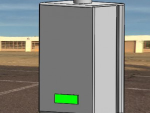 combi boiler 3D 模型