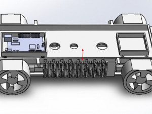 Wraq jeep car arduino card 3D-Druckmodell
