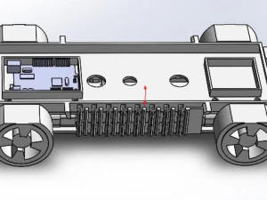 Wraq jeep car arduino card 3D Print Model