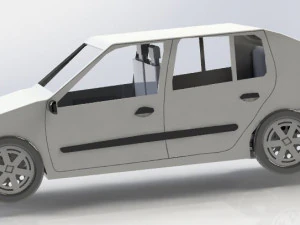 COCHE SED&Aacute;N Modelo 3D