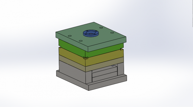 Plastic Injection Mold Design 3D Print Model .c4d .max .obj .3ds .fbx .stl .blend 