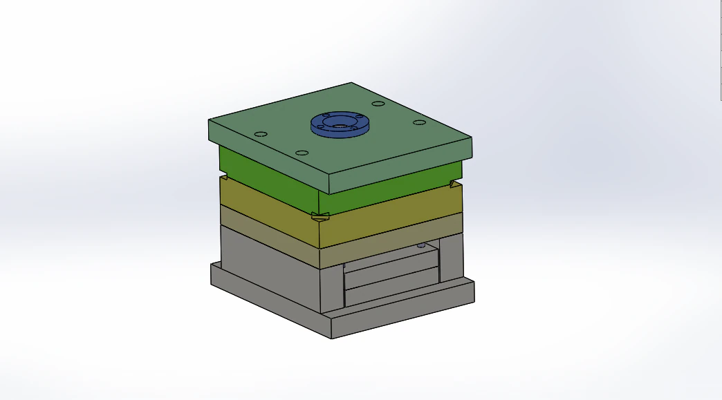 Plastic Injection Mold Design 3D Print Model .c4d .max .obj .3ds .fbx .stl .blend