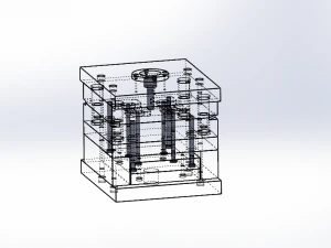 Plastic Injection Mold Design 3D Print Model