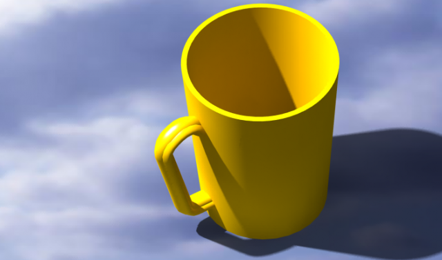 чашка 3D Принт Модель .c4d .max .obj .3ds .fbx .stl .blend 