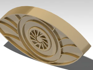 logotipo do olho Modelo de Impressão 3D