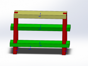 simple 3dt step bench 3D प्रिंट मॉडल