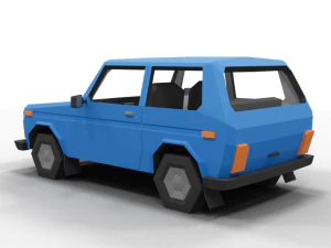Lada Niva LowPoly 3D Model