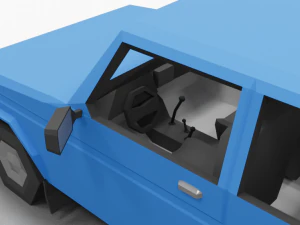 Lada Niva LowPoly 3D Model