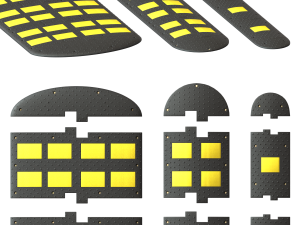 Speed Bump Pack 3D Model