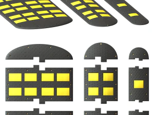 Speed-Bump-Paket 3D Modell