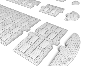 Speed Bump Pack 3D Model