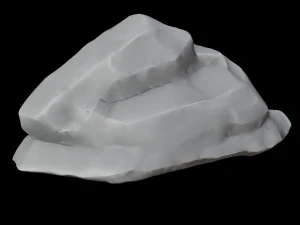 程式化的石岩模型 3D 模型