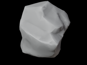 Stylized stone rock models Modello 3D