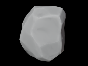 Stylized stone rock models Modello 3D
