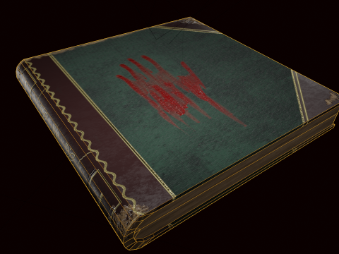 Horror Book 3Dモデル