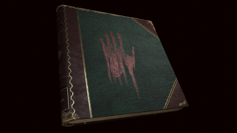 Horror Book 3Dモデル .c4d .max .obj .3ds .fbx .stl .blend 