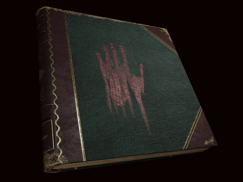 Książka Horror Model 3D