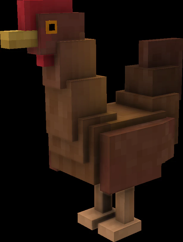 chicken 3D Model .c4d .max .obj .3ds .fbx .stl .blend 