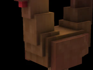 курица 3D Модель