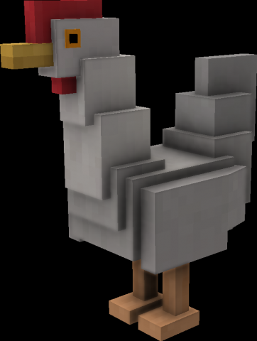 chicken Modelo 3D .c4d .max .obj .3ds .fbx .stl .blend 