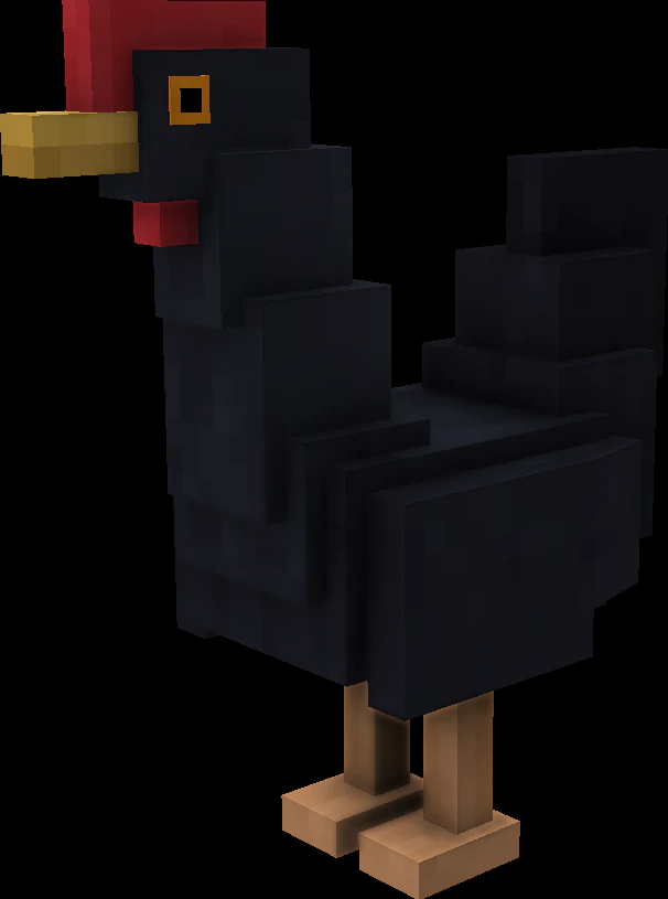 chicken 3D Model .c4d .max .obj .3ds .fbx .stl .blend