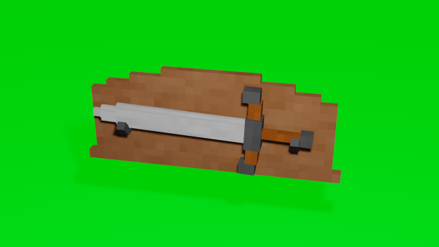 sword rack 3D मॉडल .c4d .max .obj .3ds .fbx .stl .blend 