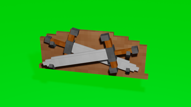 sword rack 3D 모델 .c4d .max .obj .3ds .fbx .stl .blend 