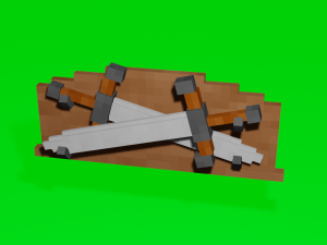 sword rack 3D 模型