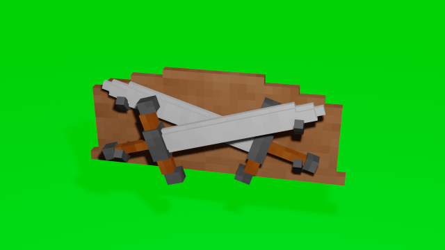 sword rack Model 3D .c4d .max .obj .3ds .fbx .stl .blend 