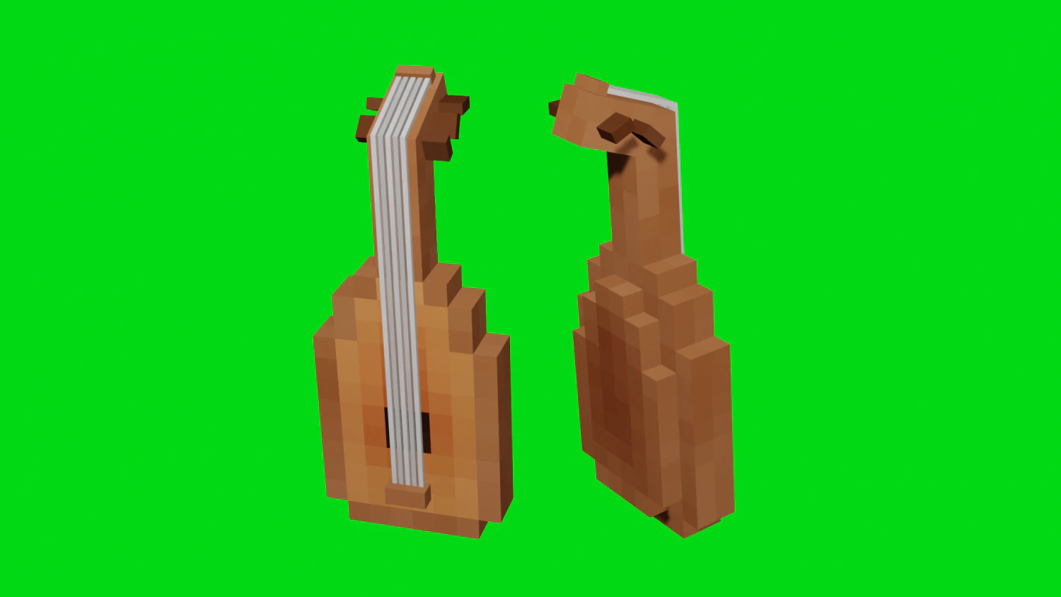 lute 3D Model .c4d .max .obj .3ds .fbx .stl .blend