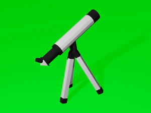 telescope voxel 3D Model
