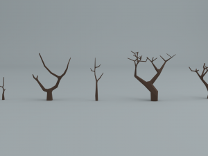 forest set collection Modelo 3D