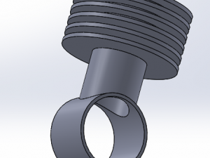 moteur monocylindre Modelo de impresión 3D