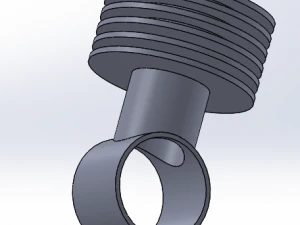 motore monocilindrico Modello di stampa 3D