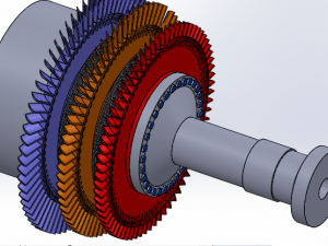 turbine a gaz 9fa general electrique Modelo 3D