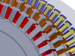 turbine a gaz 9fa general electrique Modelo 3D