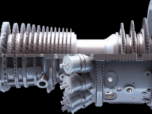 turbine a gaz 9fa general electrique Modelo 3D
