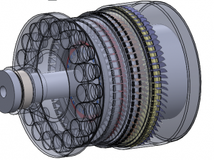turbine a gaz 9fa general electrique Modelo 3D