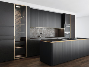 modern kitchen 3D 模型