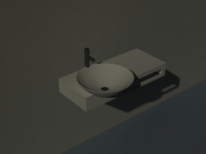 Bathroom water sink Modello di stampa 3D
