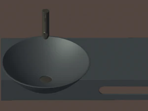 Lavandino del bagno Modello di stampa 3D