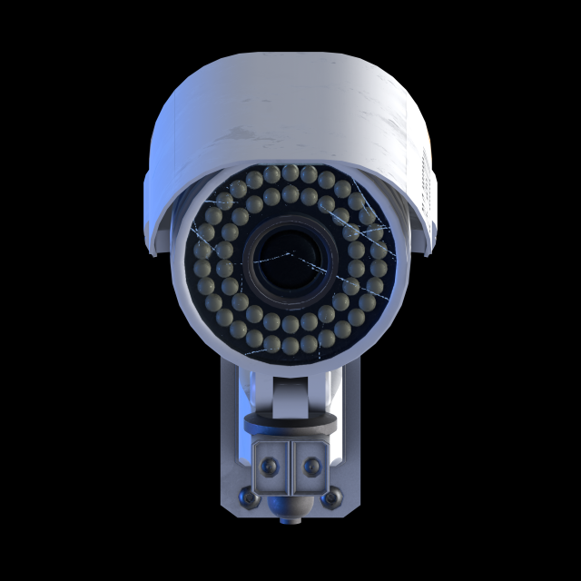 Security Camera 3D Модель In Видео 3DExport