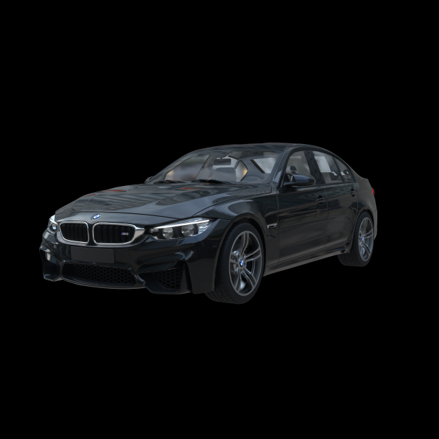 sport car m3 3Dモデル .c4d .max .obj .3ds .fbx .stl .blend 
