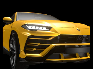 voiture urus Modèle 3D